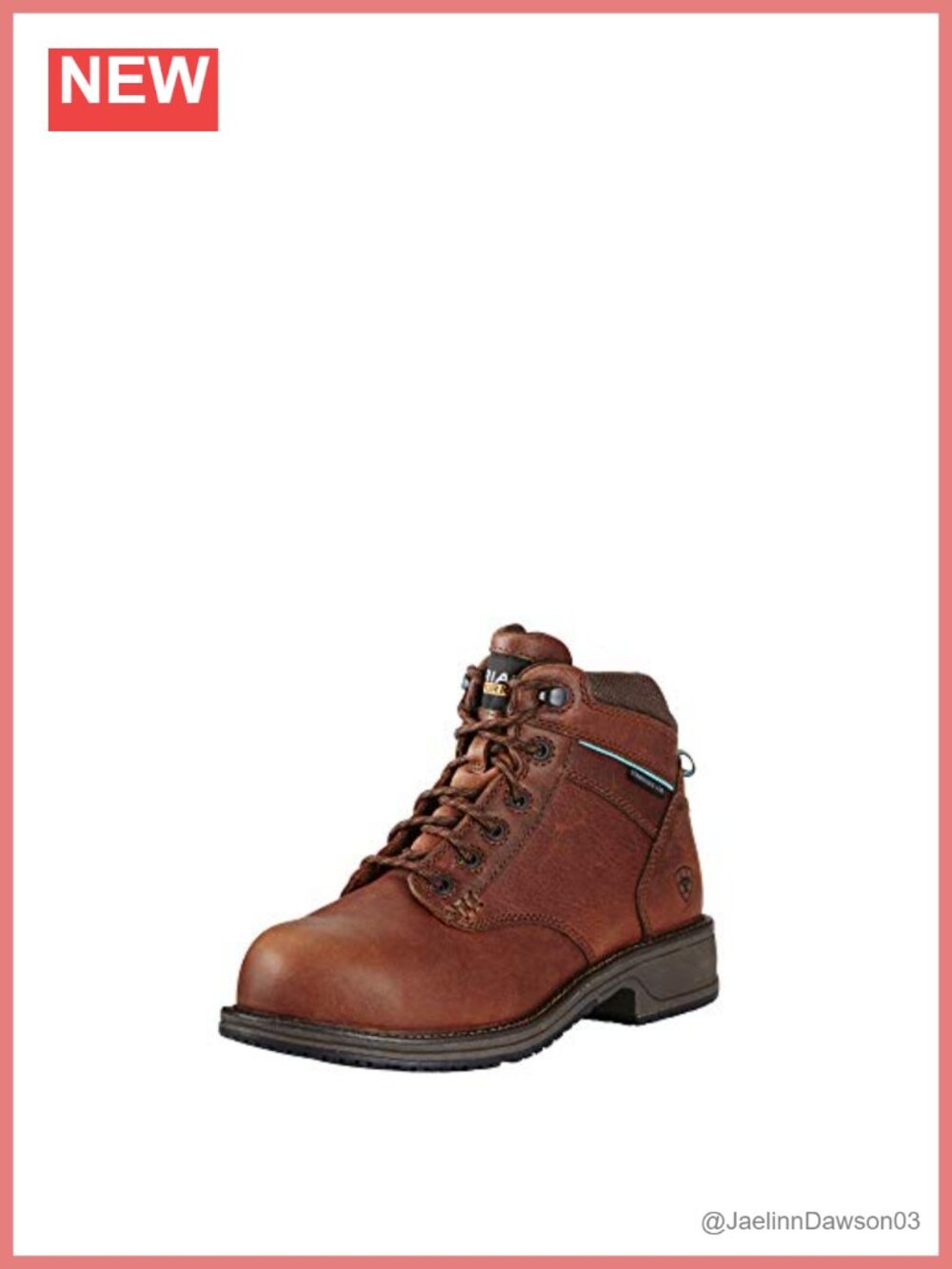 Composite Toe Work Boot Full-Grain Leather EVA Midsole Lace Up Boots